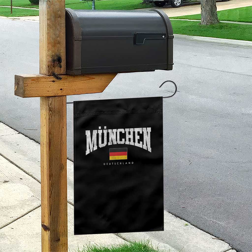 Munchen Deutschland Germany Garden Flag Vintage Athletic Sports Design TS11 Print Your Wear