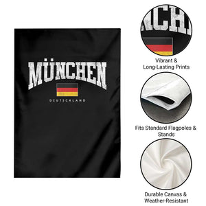 Munchen Deutschland Germany Garden Flag Vintage Athletic Sports Design TS11 Print Your Wear
