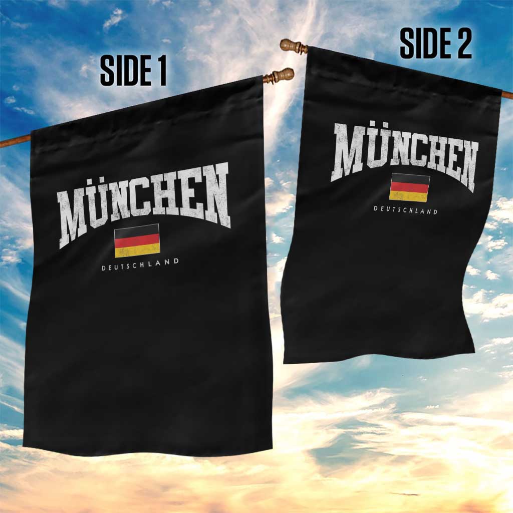 Munchen Deutschland Germany Garden Flag Vintage Athletic Sports Design TS11 Print Your Wear