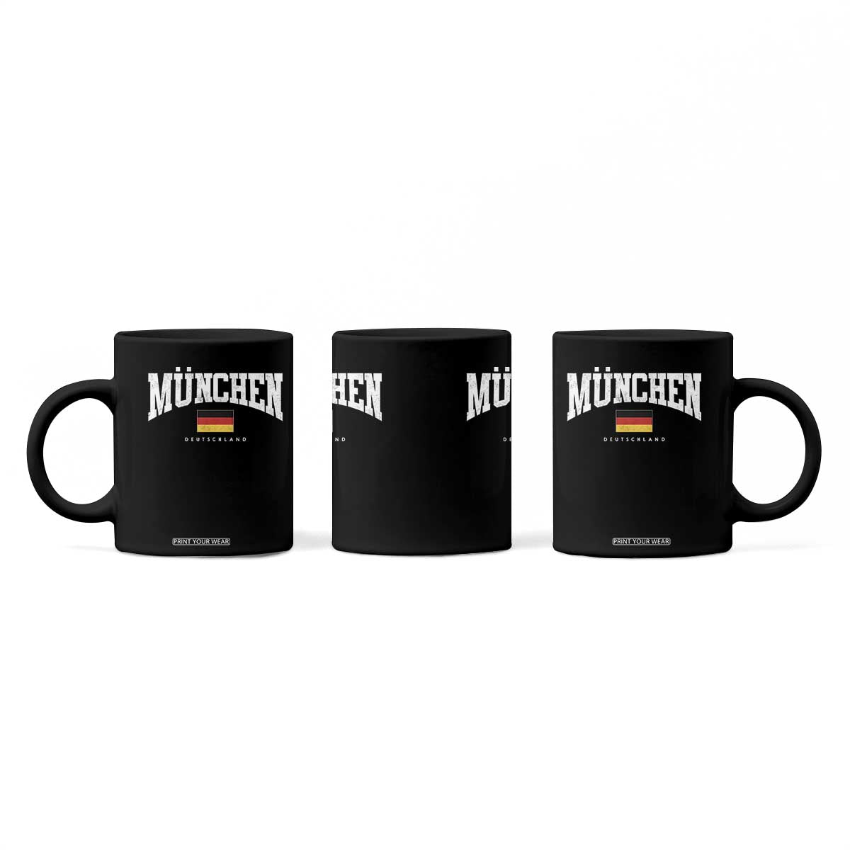 Munchen Deutschland Germany Coffee Mug Vintage Athletic Sports Design TS11 Print Your Wear