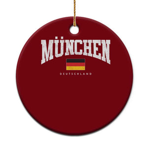 Munchen Deutschland Germany Ceramic Ornament Vintage Athletic Sports Design TS11 1pc Red Print Your Wear