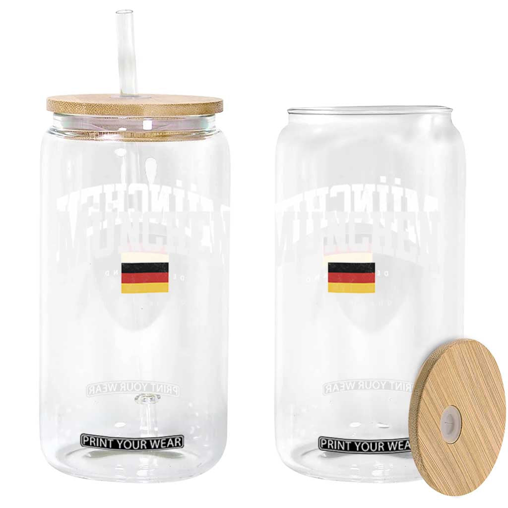 Munchen Deutschland Germany Glass Can Vintage Athletic Sports Design TS11 Print Your Wear