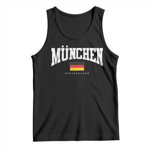 Munchen Deutschland Germany Tank Top Vintage Athletic Sports Design TS11 Black Print Your Wear