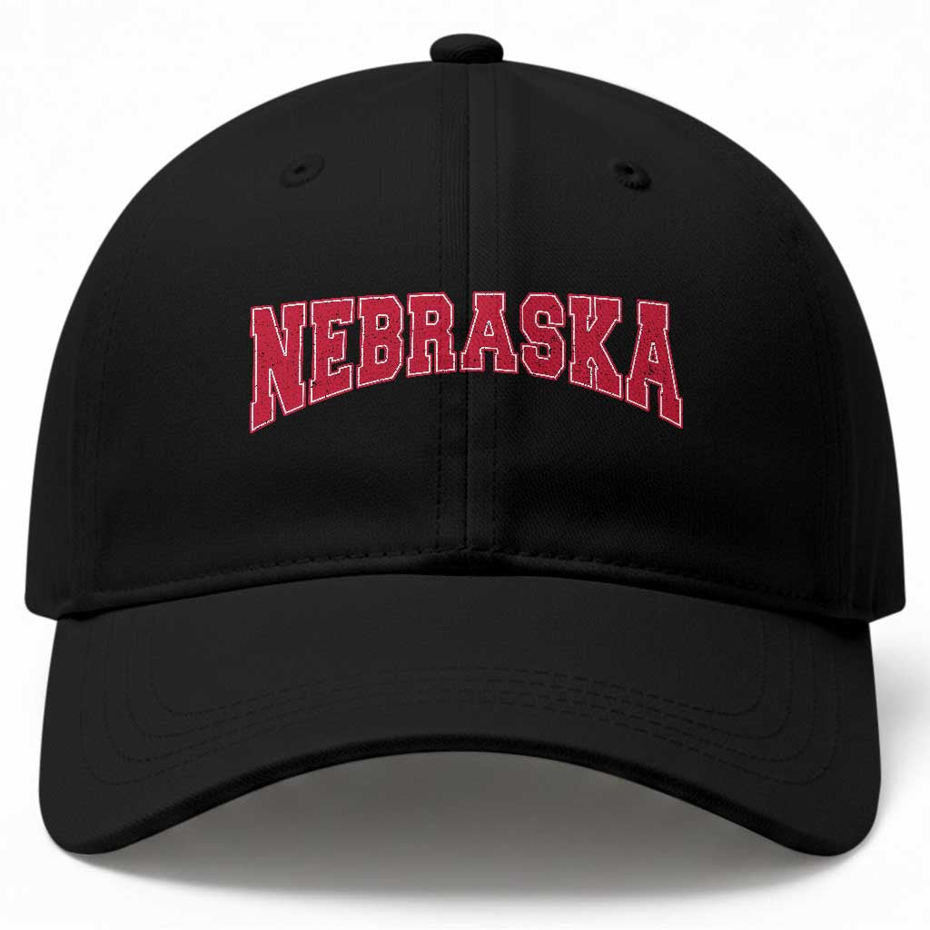 Nebraska Sports Throwback Design Jersey Style Baseball Cap