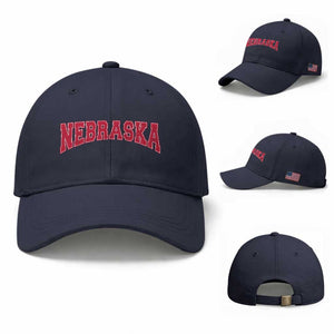 Nebraska Sports Throwback Design Jersey Style Baseball Cap