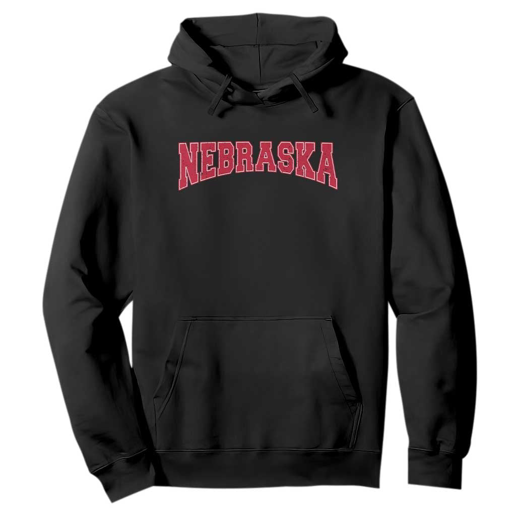 Nebraska Sports Throwback Design Jersey Style Hoodie