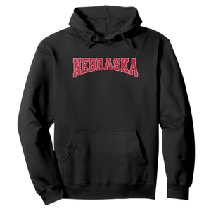 Nebraska Sports Throwback Design Jersey Style Hoodie
