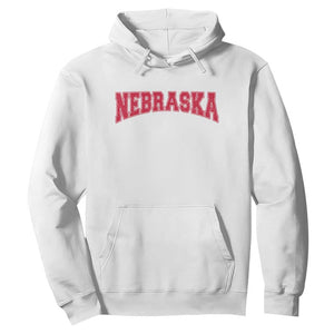 Nebraska Sports Throwback Design Jersey Style Hoodie