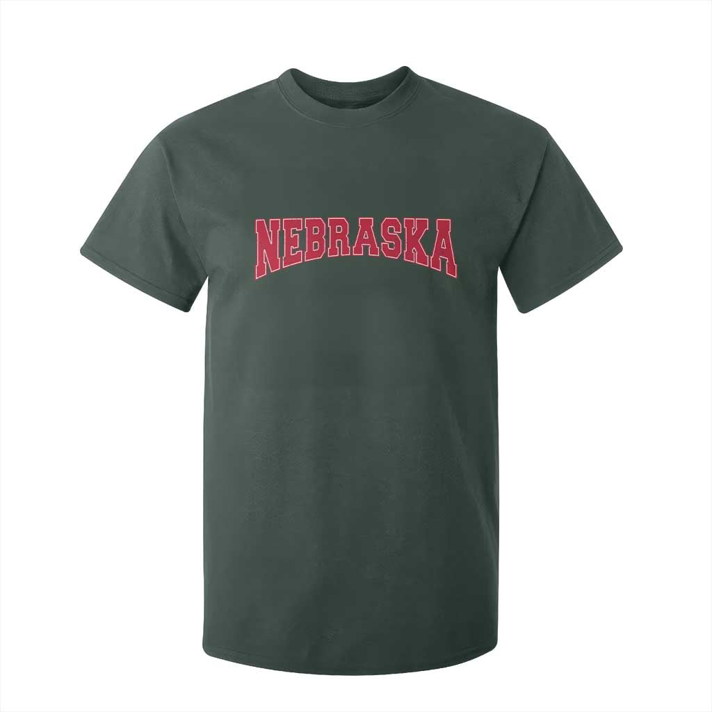 Nebraska Sports Throwback Design Jersey Style T Shirt For Kid