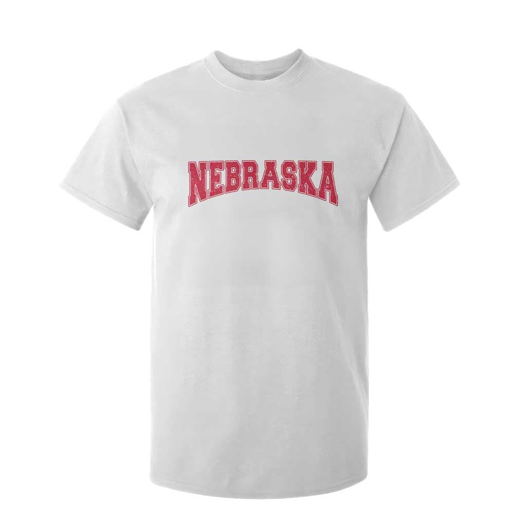 Nebraska Sports Throwback Design Jersey Style T Shirt For Kid