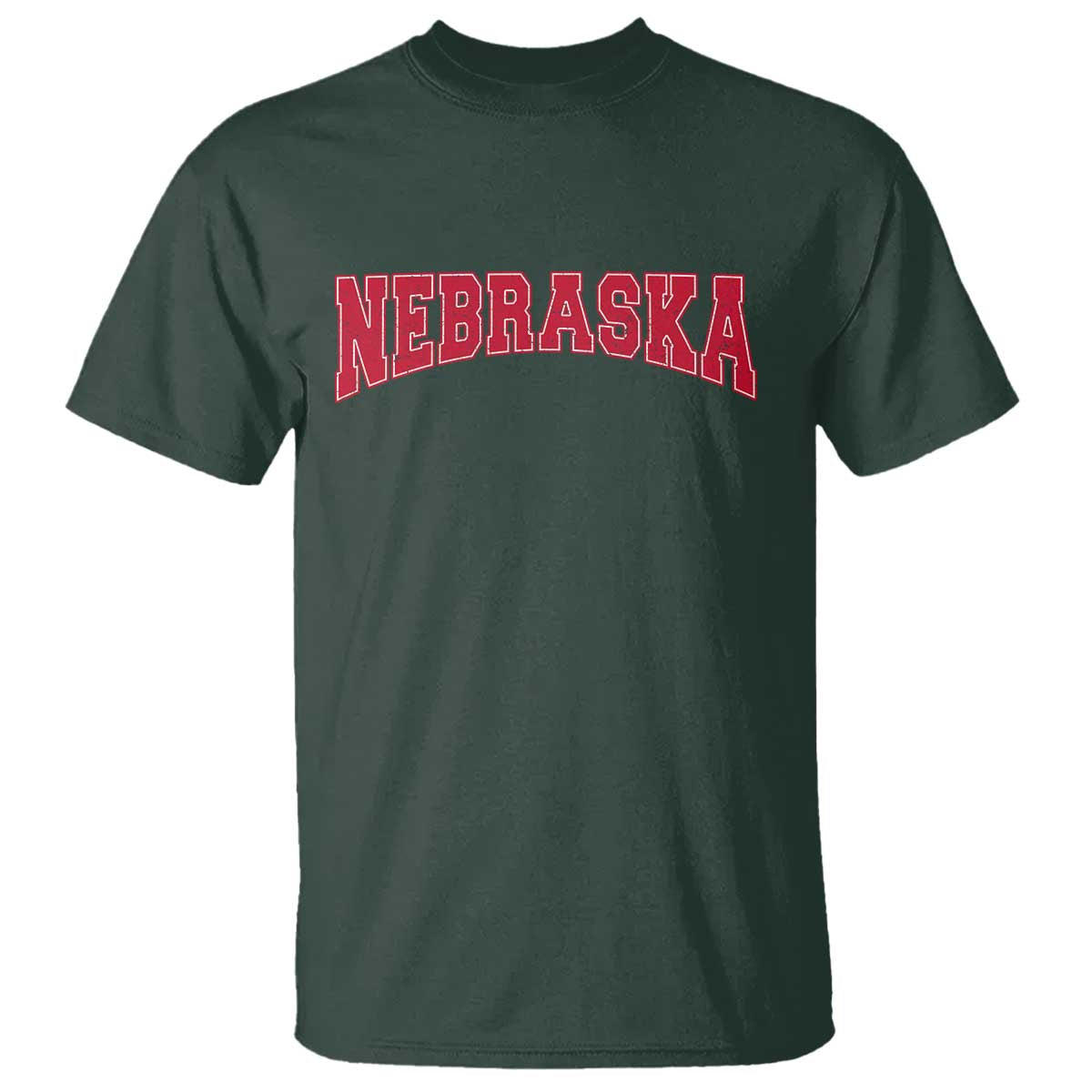 Nebraska Sports Throwback Design Jersey Style T Shirt