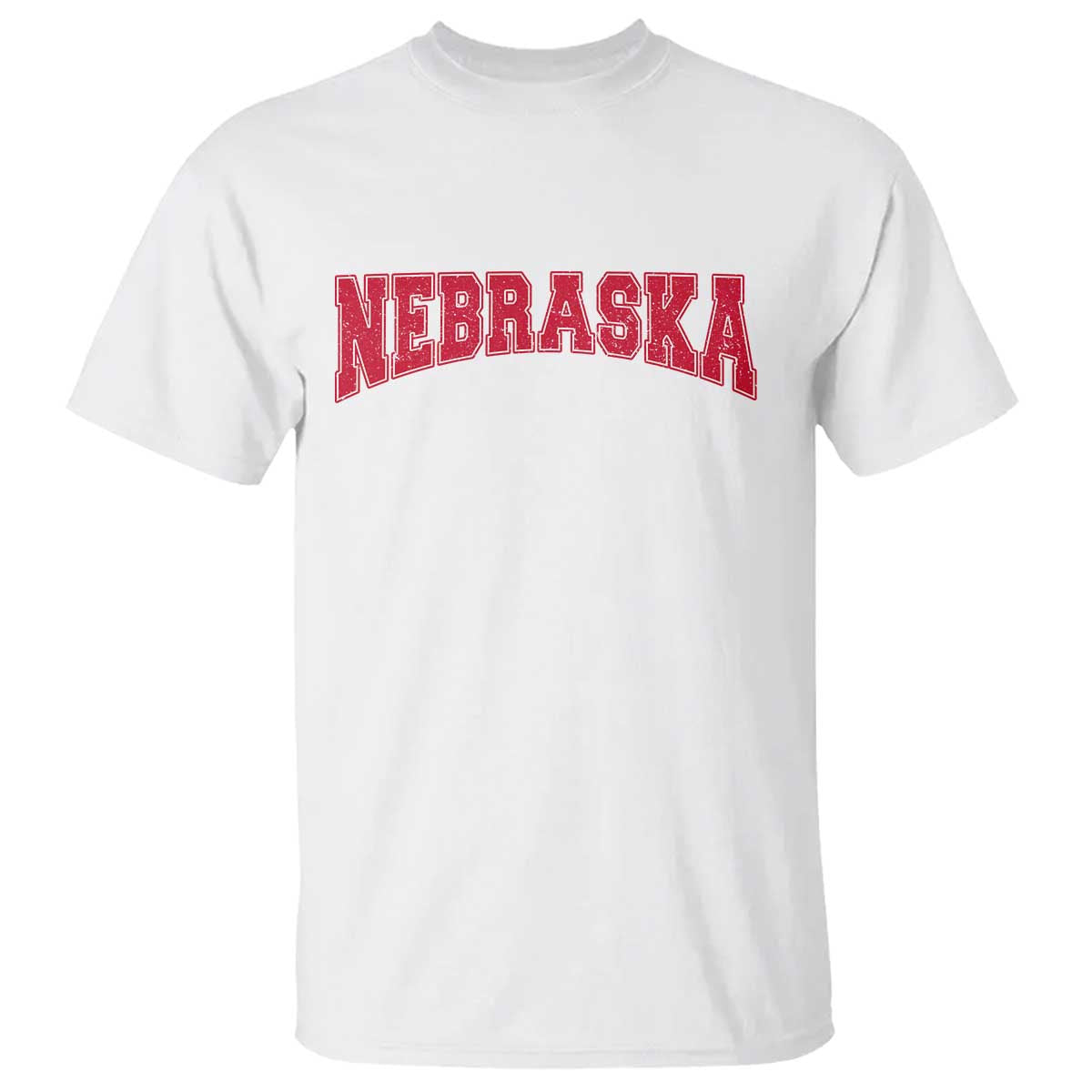 Nebraska Sports Throwback Design Jersey Style T Shirt