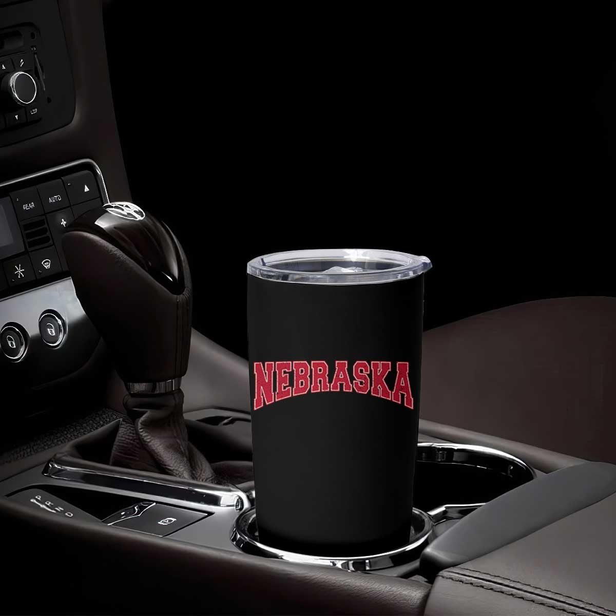 Nebraska Sports Throwback Design Jersey Style Tumbler Cup