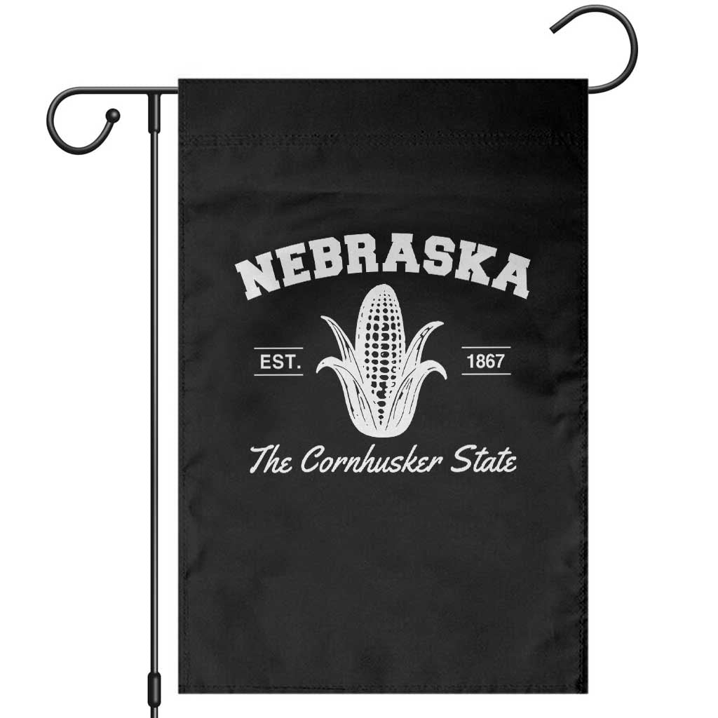 Nebraska The Cornhusker State Est 1867 Garden Flag