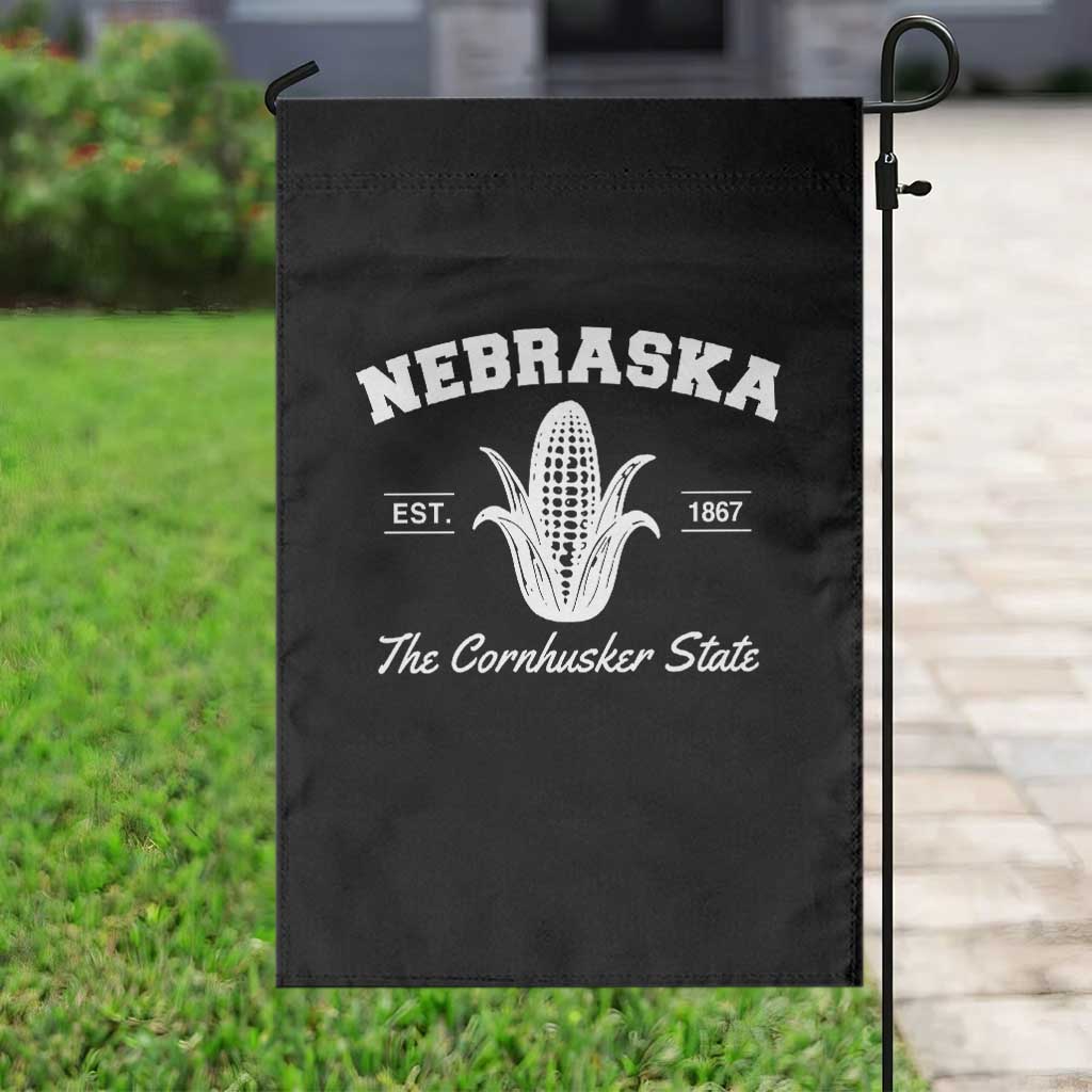 Nebraska The Cornhusker State Est 1867 Garden Flag