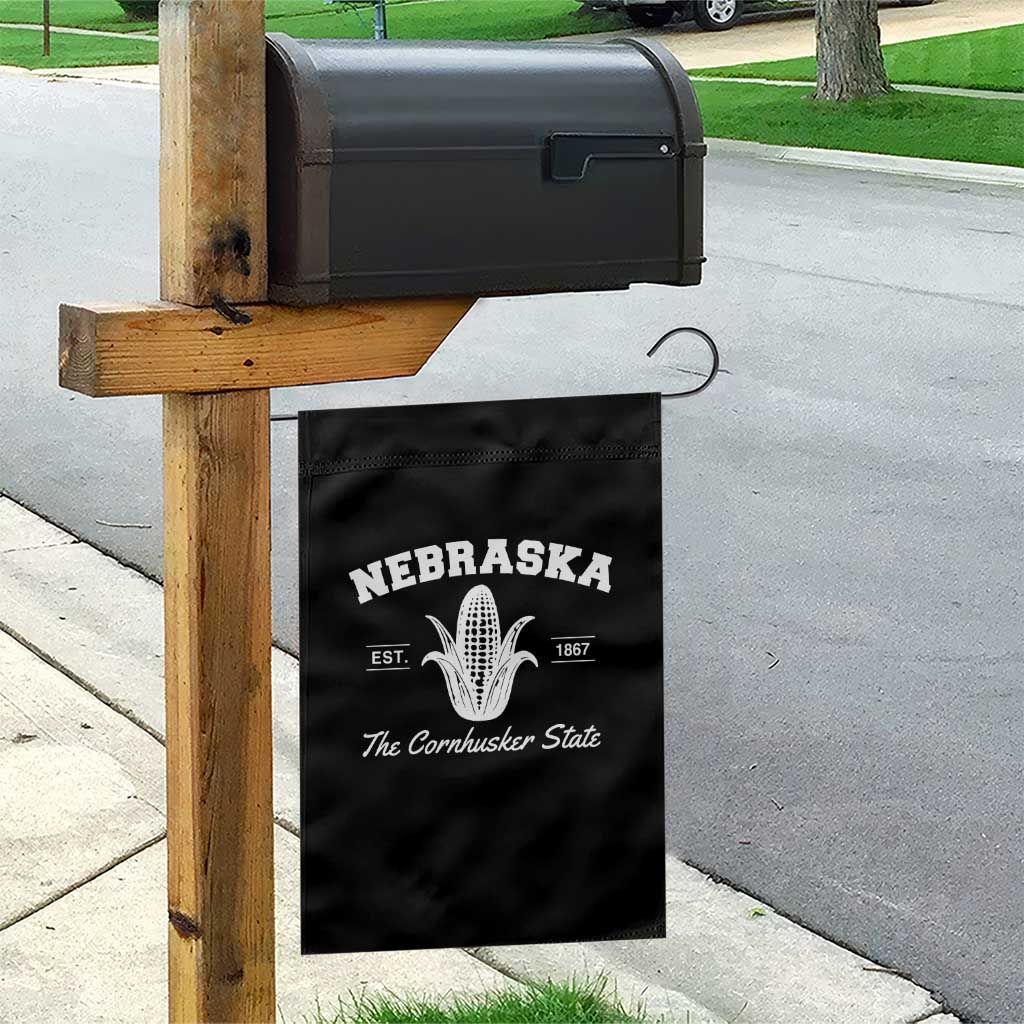 Nebraska The Cornhusker State Est 1867 Garden Flag