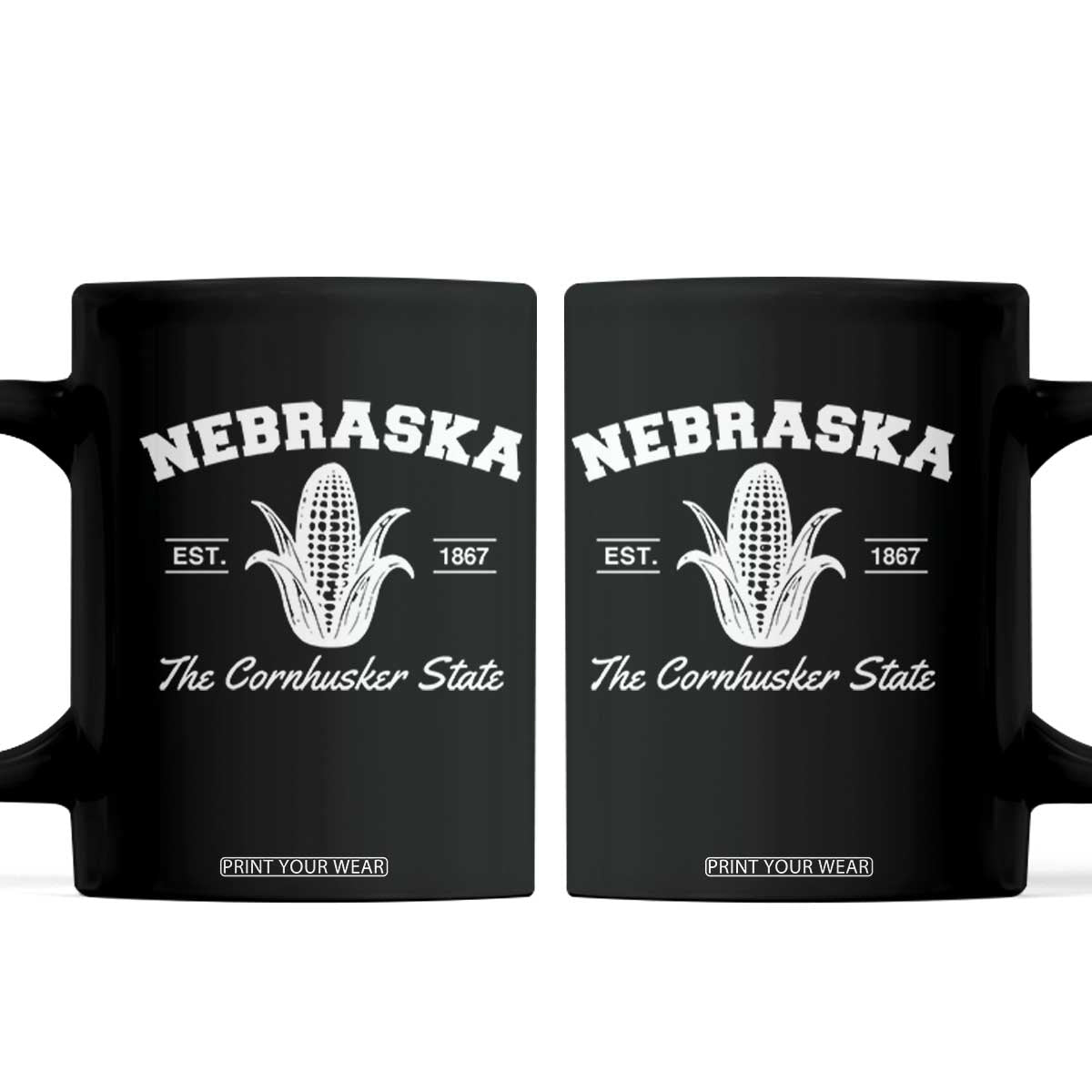 Nebraska The Cornhusker State Est 1867 Coffee Mug