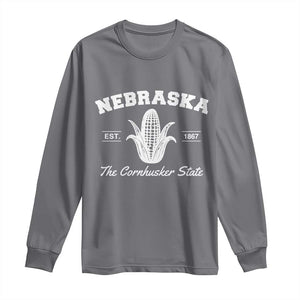 Nebraska The Cornhusker State Est 1867 Long Sleeve Shirt
