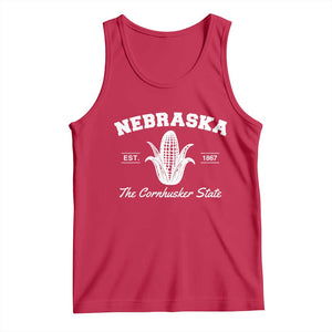 Nebraska The Cornhusker State Est 1867 Tank Top