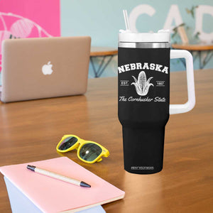 Nebraska The Cornhusker State Est 1867 Tumbler With Handle