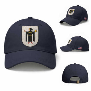 Funny Munich Oktoberfest Munchen Coat of Arms Baseball Cap Münchner Kindl Beer Drinking TS11 Baseball Cap Universal Fit Navy Print Your Wear