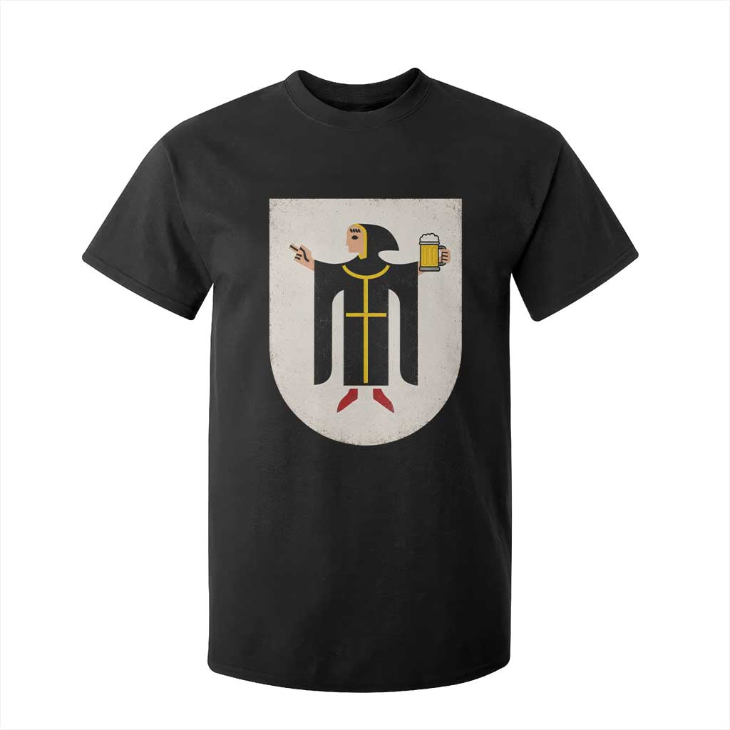 Funny Munich Oktoberfest Munchen Coat of Arms T Shirt For Kid Münchner Kindl Beer Drinking TS11 Black Print Your Wear