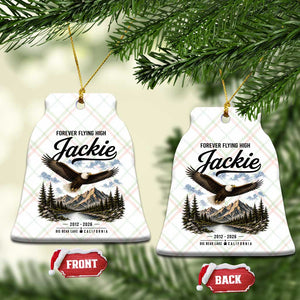 Jackie Bald Eagle Memorial Tribute Ceramic Ornament Forever Flying High Big Bear California 2012 2026 TS11 Print Your Wear