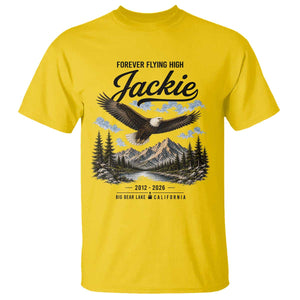 Jackie Bald Eagle Memorial Tribute T Shirt Forever Flying High Big Bear California 2012 2026 TS11 Daisy Print Your Wear