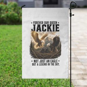 Jackie Bald Eagle Garden Flag Forever Our Queen Not Just An Eagle But A Legend In The Sky TS11 Print Your Wear