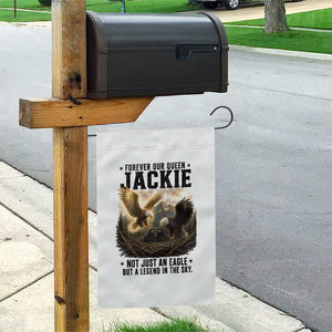 Jackie Bald Eagle Garden Flag Forever Our Queen Not Just An Eagle But A Legend In The Sky TS11 Print Your Wear