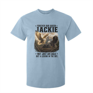 Jackie Bald Eagle T Shirt For Kid Forever Our Queen Not Just An Eagle But A Legend In The Sky TS11 Light Blue Print Your Wear