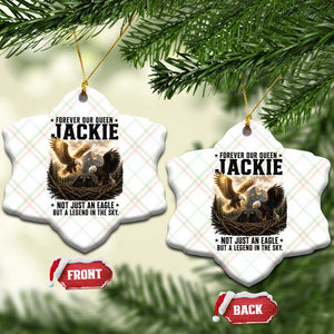 Jackie Bald Eagle Ceramic Ornament Forever Our Queen Not Just An Eagle But A Legend In The Sky TS11 Print Your Wear