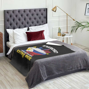 Funny Philippines Throw Blanket Exercise I Thought You Said Extra Rice TS11 Print Your Wear