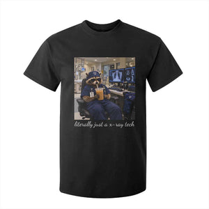 Funny Radiology Tech Raccoon T Shirt For Kid Literally Just A X ray Tech Nurses