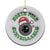 Funny Xmas 3D Inflated Effect Printed Christmas Ornament North Pole Surveillance Santa Camera TS11 Print Your Wear