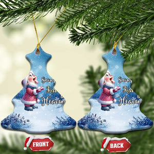 Xmas Snowflakes Are Kisses From Heaven Christmas Ornament Gnomes Winter Solstice TS11 Christmas Tree Snow Print Your Wear