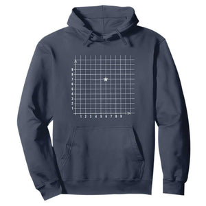 Funny 67 Math Coordinates Hoodie Teacher Student Six Seven Meme TS11 Navy Print Your Wear