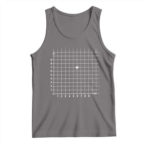 Funny 67 Math Coordinates Tank Top Teacher Student Six Seven Meme TS11 Deep Heather Print Your Wear