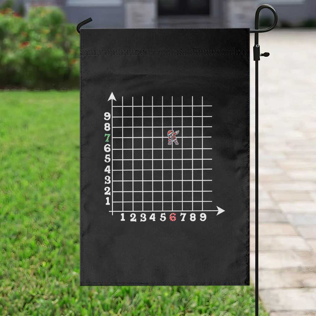 Funny 67 Math Coordinates Christmas Garden Flag Dabbing Santa Teacher Student Six Seven Meme TS11 Print Your Wear