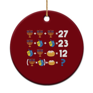 Funny Hanukkah 67 Math Ceramic Ornament Teacher Chanukah Six Seven Meme TS11 1pc Red Print Your Wear