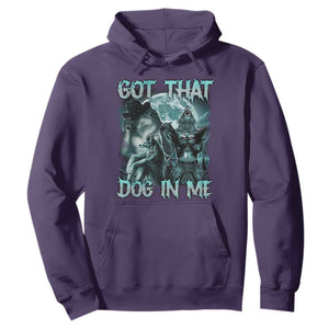 Funny Got That Dog In Me Hoodie Alpha Wolf Oddly Specific Meme TS11 Purple Print Your Wear