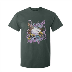 Funny Eagle Bald And Majestic T Shirt For Kid Vintage Storm Thunder TS11 Dark Forest Green Print Your Wear