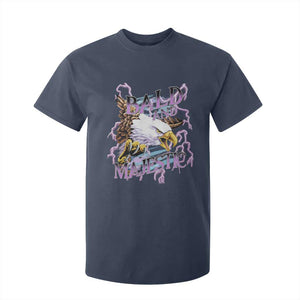 Funny Eagle Bald And Majestic T Shirt For Kid Vintage Storm Thunder TS11 Navy Print Your Wear