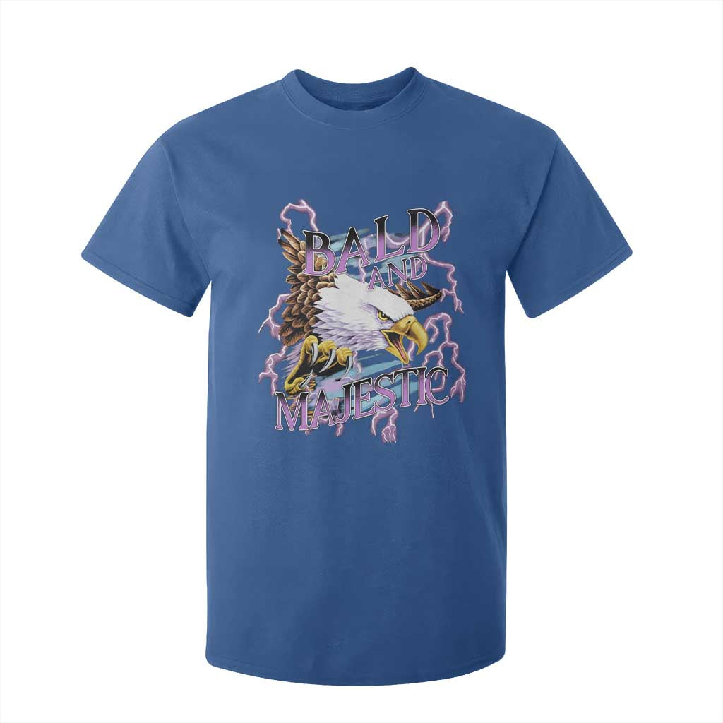 Funny Eagle Bald And Majestic T Shirt For Kid Vintage Storm Thunder TS11 Royal Blue Print Your Wear