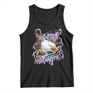 Funny Eagle Bald And Majestic Tank Top Vintage Storm Thunder TS11 Black Print Your Wear