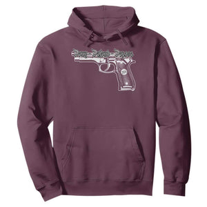 Deny Defend Depose Hoodie Vintage Gun 2024 TS11 Maroon Print Your Wear