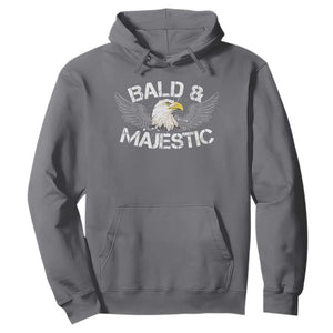 Funny Eagle Bald And Majestic Hoodie Eagle Grandpa Dad Joke TS11 Charcoal Print Your Wear