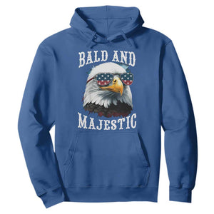 Funny Eagle Bald And Majestic Hoodie American Flag Sunglasses Eagle TS11 Royal Blue Print Your Wear