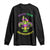 Funny Who's Your Crawdaddy Long Sleeve Shirt Vintage Crawfish Beads Fleur De Lis Mardi Gras TS11 Black Print Your Wear