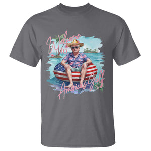 Funny Trump 2025 Welcome To America's Gulf T Shirt Trump Sombrero Hat TS11 Charcoal Print Your Wear